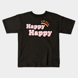 Happy happy design Kids T-Shirt